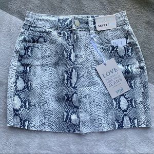 Snake Skin Skirt